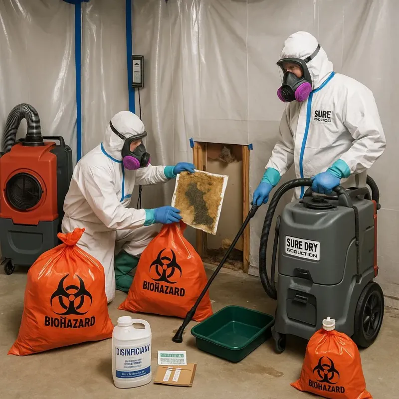 Contaminated Water Handling Protocols process in Fairfield Beach, OH